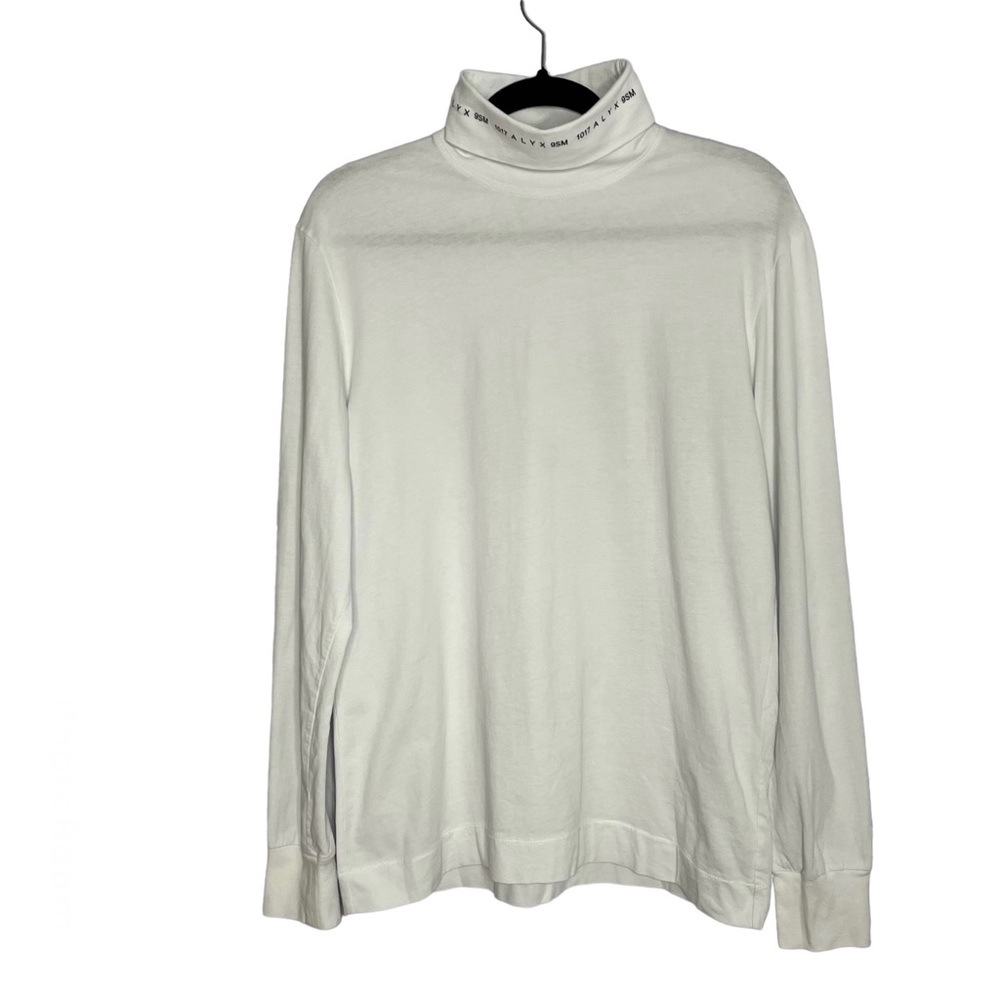 1017 ALYX 9SM White Visual Turtleneck Long Sleeve